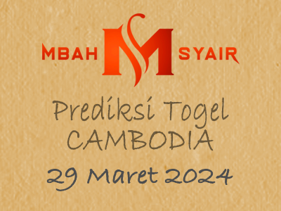 Kode Syair Cambodia 29 Maret 2024 Hari Jumat
