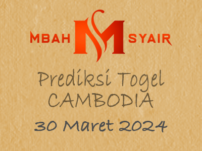 Kode Syair Cambodia 30 Maret 2024 Hari Sabtu