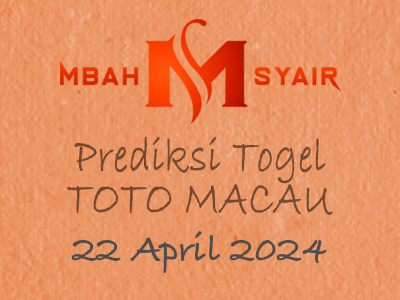 Kode Syair Macau 22 April 2024 Hari Senin