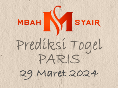 Kode Syair Paris 29 Maret 2024 Hari Jumat