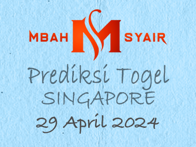 Kode Syair Singapore 29 April 2024 Hari Senin