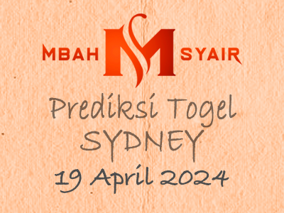 Kode Syair Sydney 19 April 2024 Hari Jumat