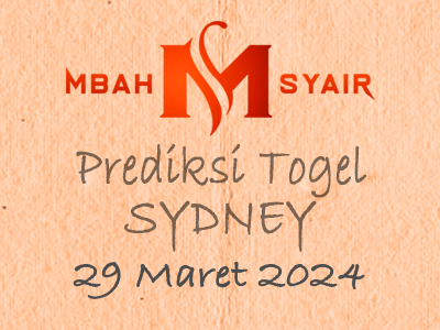 Kode Syair Sydney 29 Maret 2024 Hari Jumat
