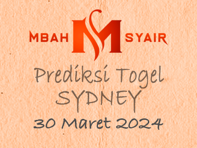 Kode Syair Sydney 30 Maret 2024 Hari Sabtu